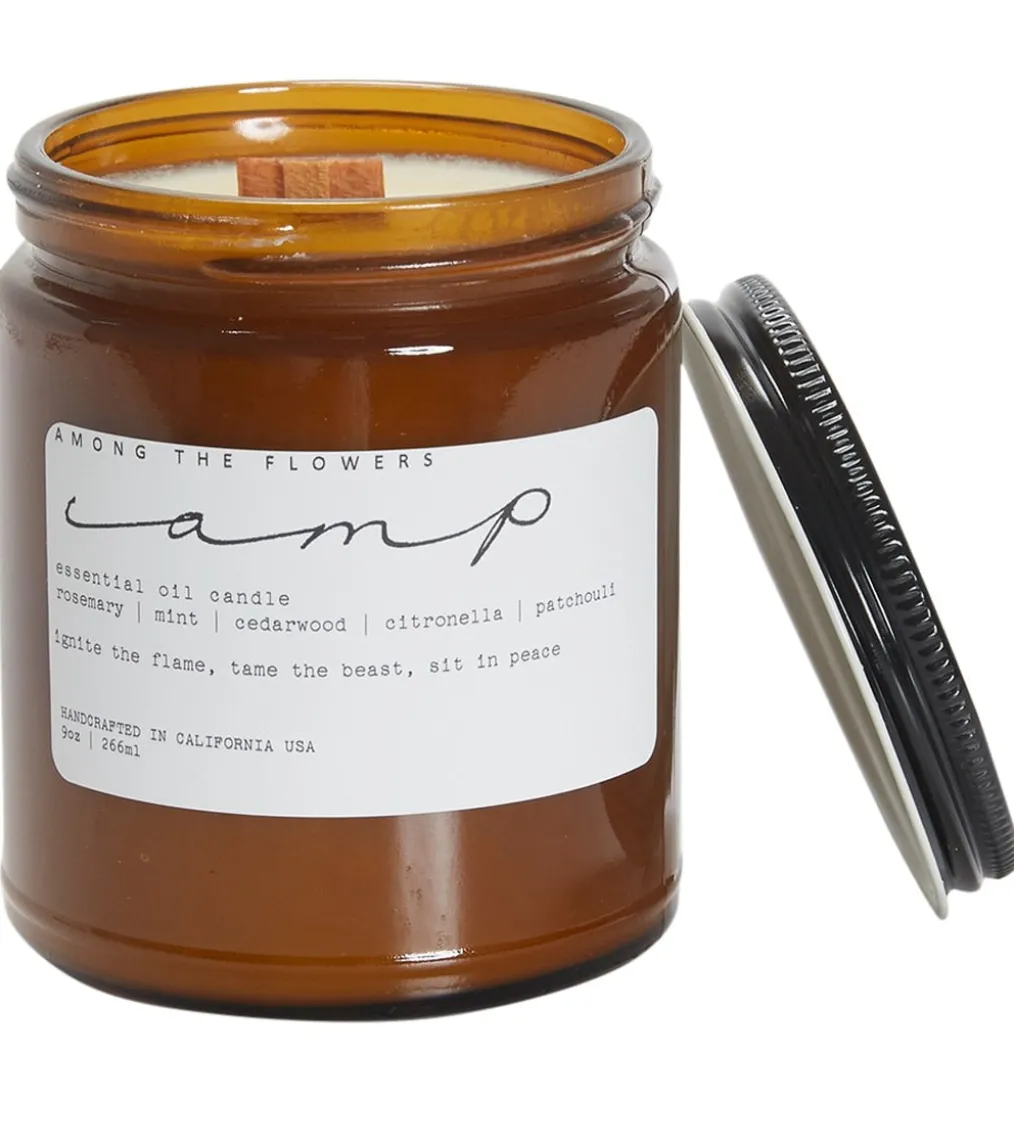Among The Flowers Camp Candle