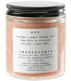 Among The Flowers Pink Sea Salt Scrub