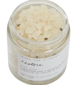Among The Flowers Restore Sea Salt + Lavender Bath Soak