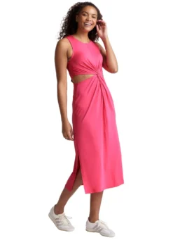 Beyond Yoga Around The World Front Twist Dress