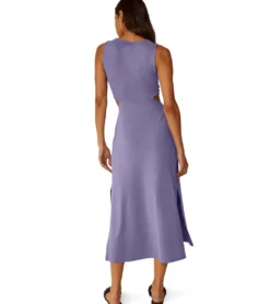 Beyond Yoga Around The World Front Twist Dress