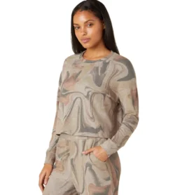 Beyond Yoga Brushed Up Cropped Pullover