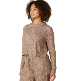 Beyond Yoga Brushed Up Cropped Pullover