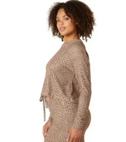 Beyond Yoga Brushed Up Cropped Pullover