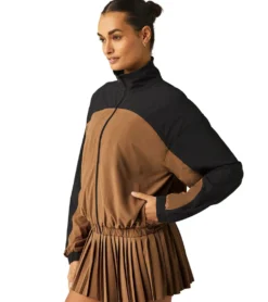 Beyond Yoga Colorblock Go Retro Jacket