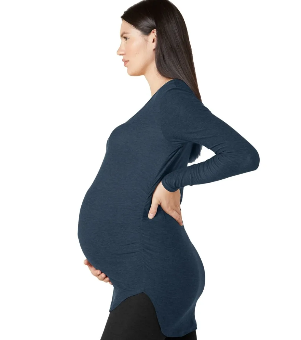Beyond Yoga Featherweight Count On Me Maternity Crew Pullover