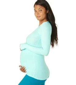 Beyond Yoga Featherweight Count On Me Maternity Crew Pullover