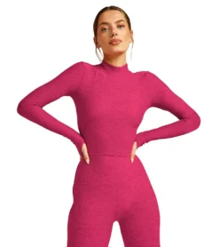 Beyond Yoga Featherweight Moving On Cropped Pullover