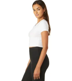 Beyond Yoga Featherweight Perspective Cropped Tee