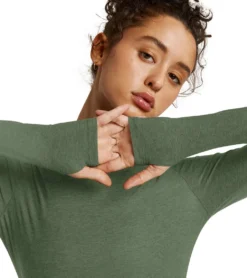 Beyond Yoga Featherweight Spacedye Classic Crew Pullover