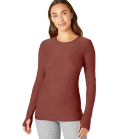 Beyond Yoga Featherweight Spacedye Classic Crew Pullover