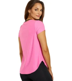 Beyond Yoga Featherweight Spacedye On the Down Low Yoga Tee