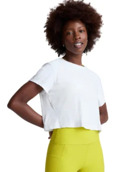 Beyond Yoga Featherweight Supreme Cropped Tee