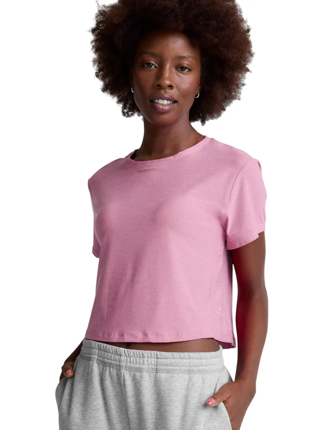 Beyond Yoga Featherweight Supreme Cropped Tee