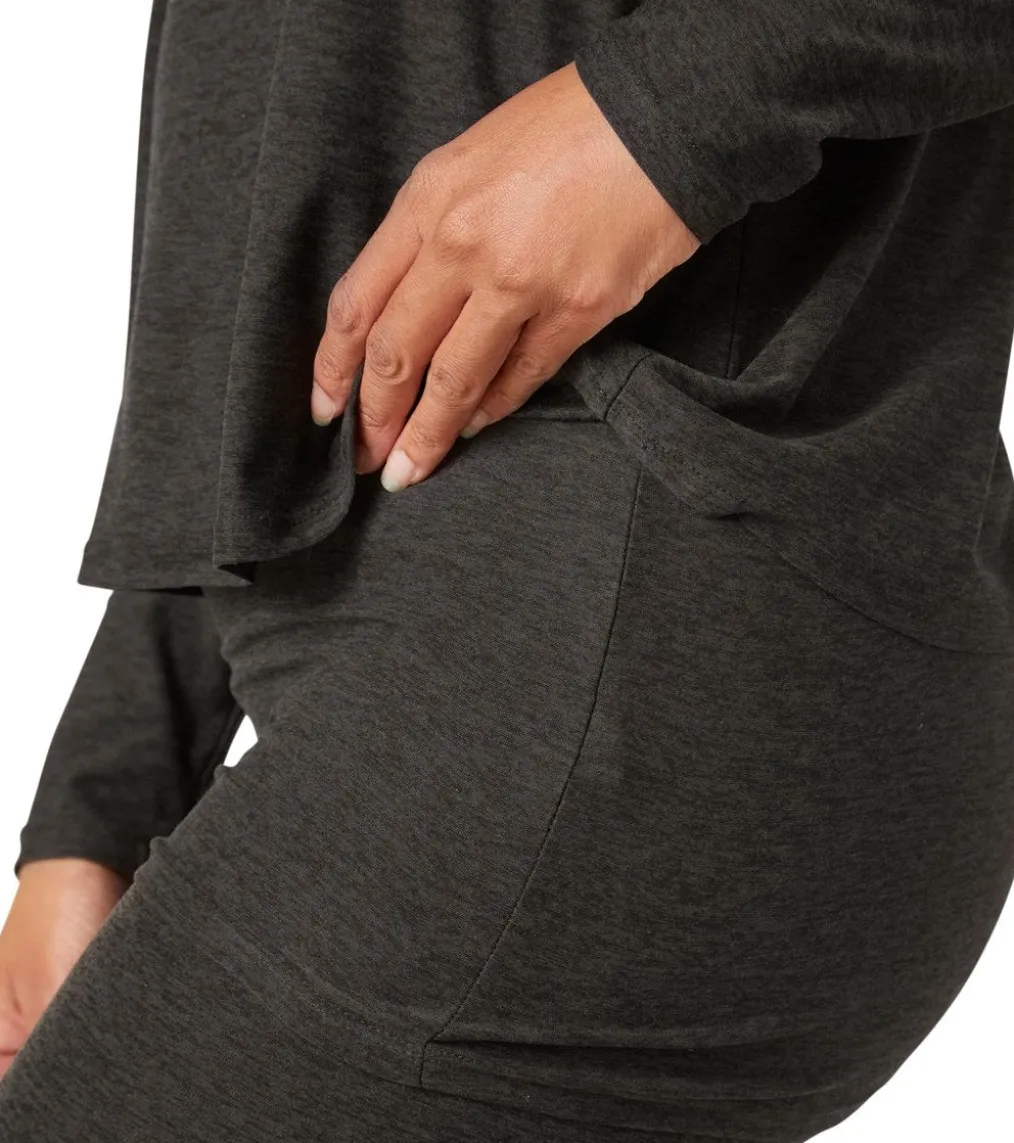 Beyond Yoga Featherweight Under Wraps Nursing Overlap Long Sleeve Tee