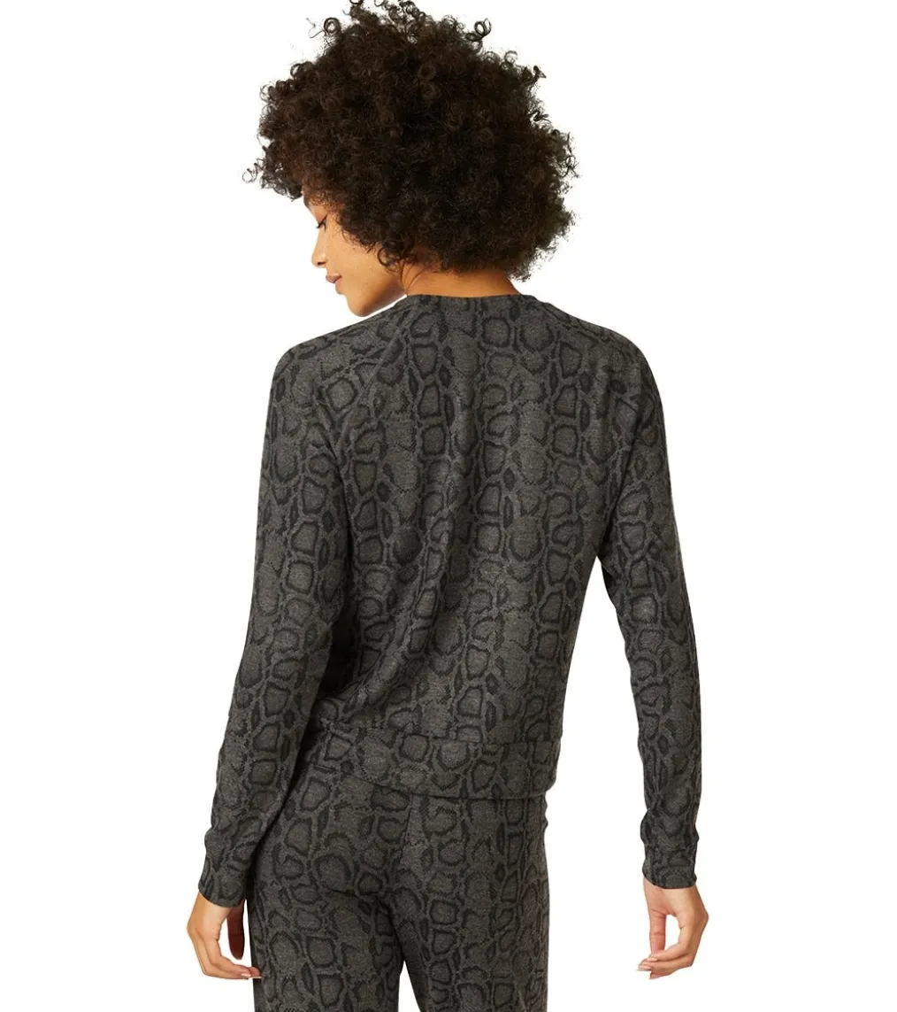 Beyond Yoga Hacci Favorite Raglan Crew Yoga Pullover