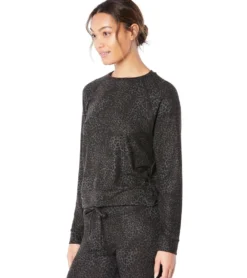 Beyond Yoga Hacci Favorite Raglan Crew Yoga Pullover