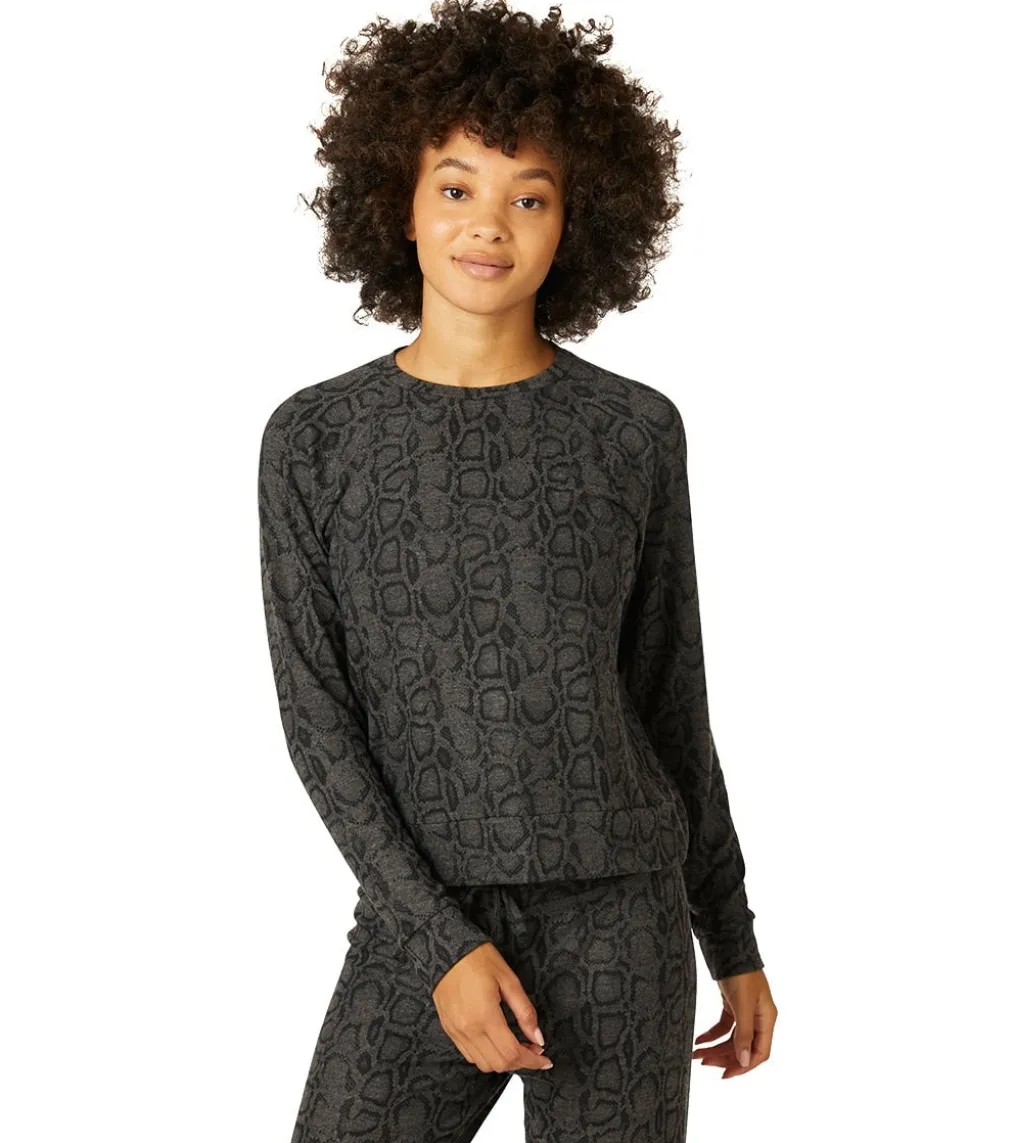 Beyond Yoga Hacci Favorite Raglan Crew Yoga Pullover