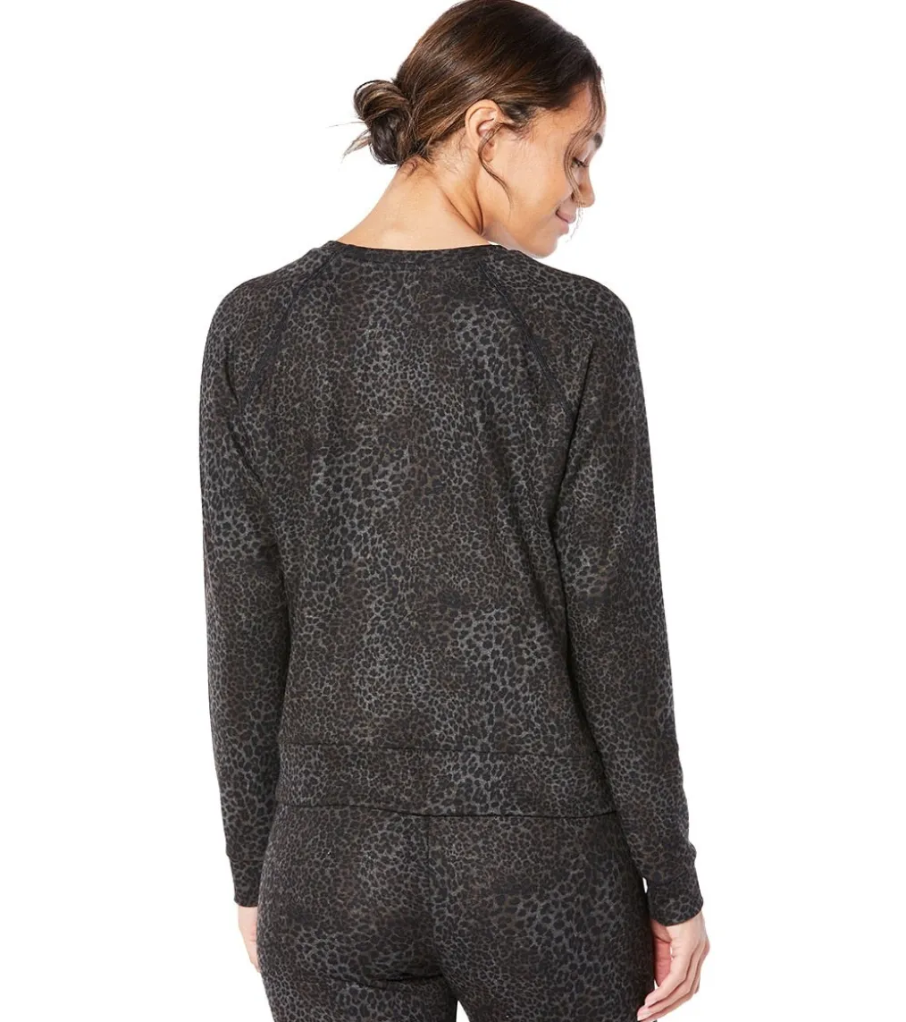 Beyond Yoga Hacci Favorite Raglan Crew Yoga Pullover
