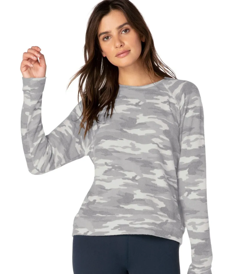 Beyond Yoga Hacci Favorite Raglan Crew Yoga Pullover