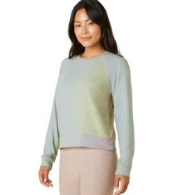 Beyond Yoga Hacci Favorite Raglan Crew Yoga Pullover