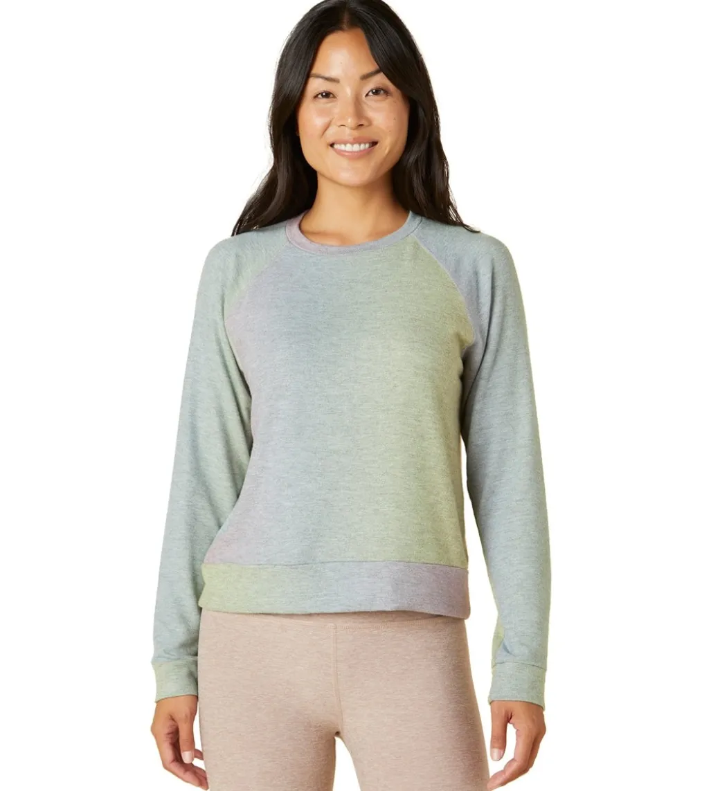 Beyond Yoga Hacci Favorite Raglan Crew Yoga Pullover