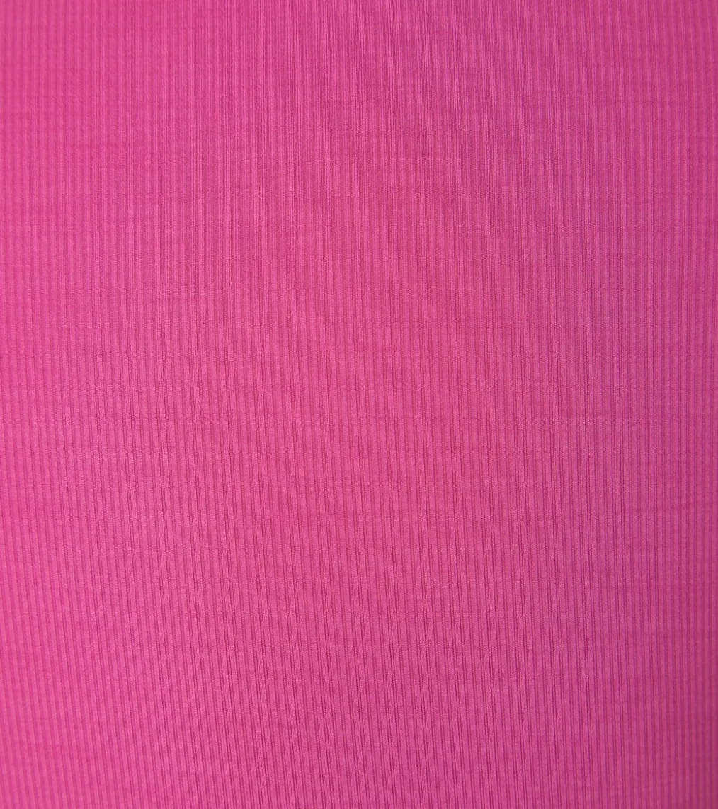 Beyond Yoga Heather Rib Groove Cropped Top