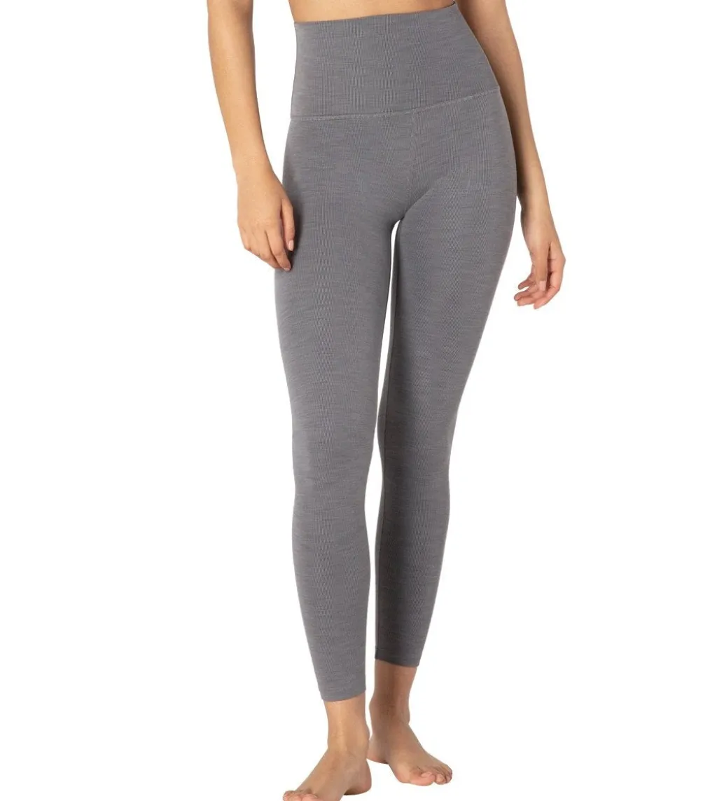 Beyond Yoga Heather Rib High Waisted 7/8 Yoga Leggings