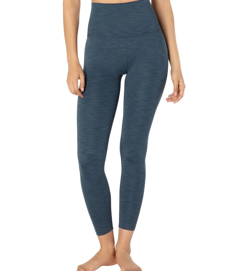 Beyond Yoga Heather Rib High Waisted 7/8 Yoga Leggings