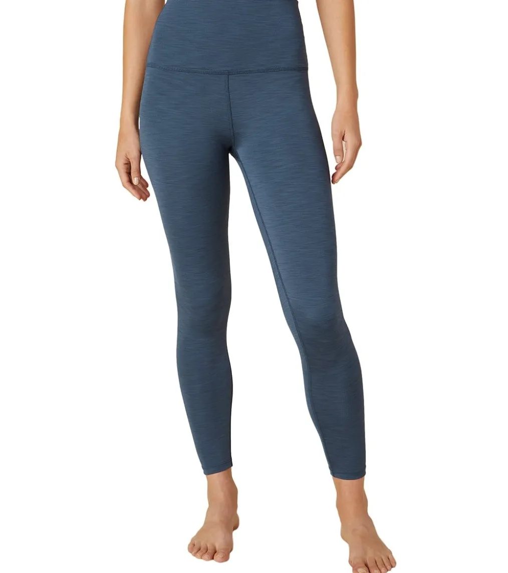 Beyond Yoga Heather Rib High Waisted 7/8 Yoga Leggings