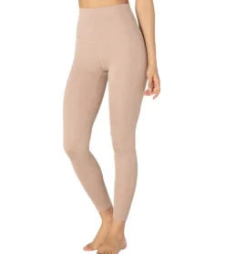Beyond Yoga Heather Rib High Waisted 7/8 Yoga Leggings