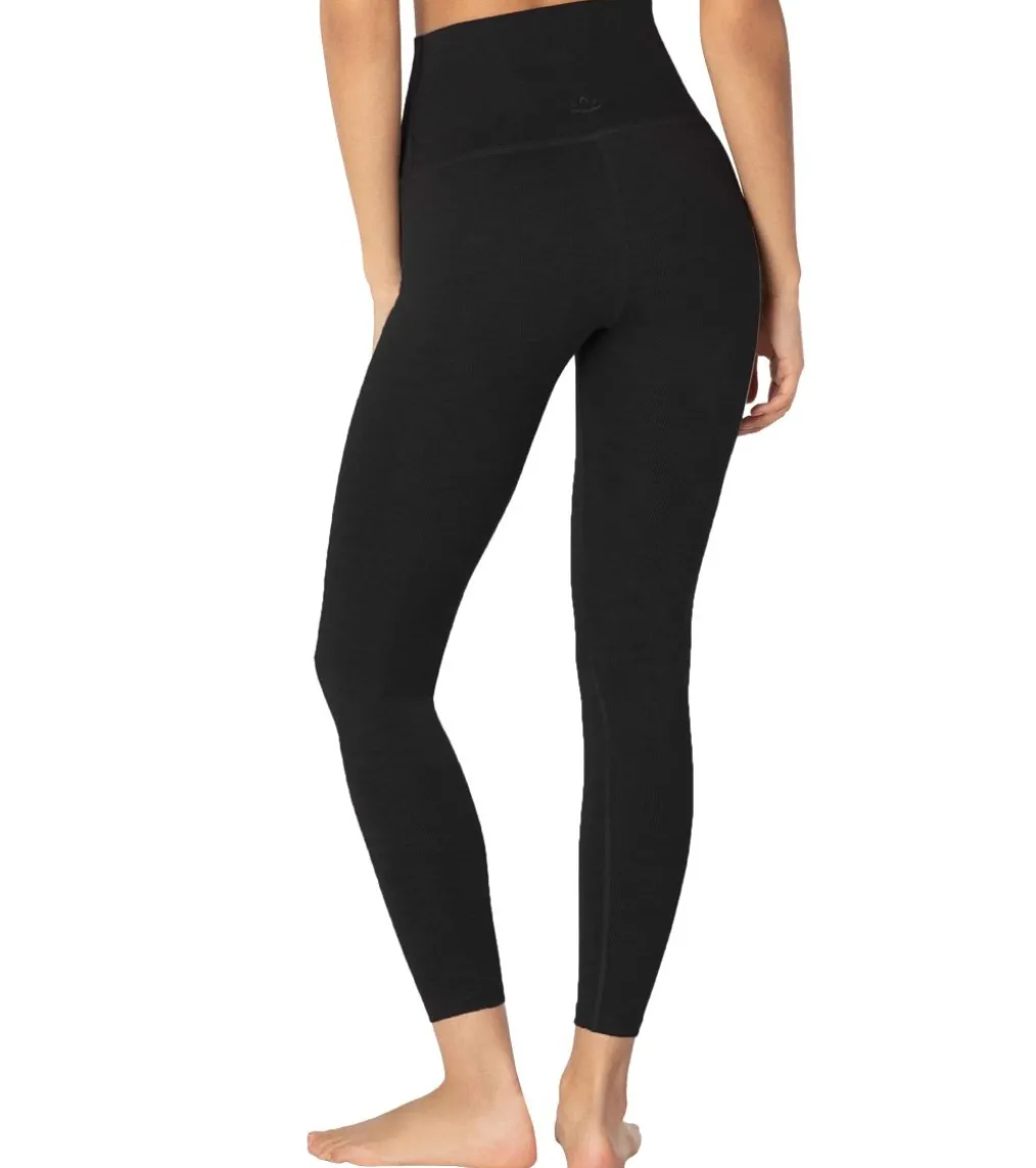 Beyond Yoga Heather Rib High Waisted 7/8 Yoga Leggings