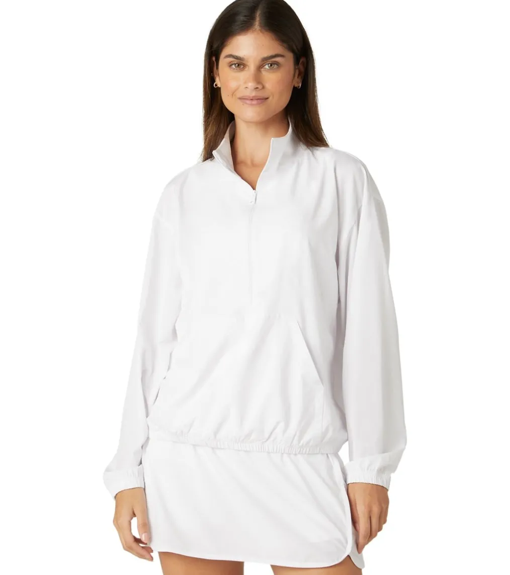 Beyond Yoga In Stride Half Zip Pullover