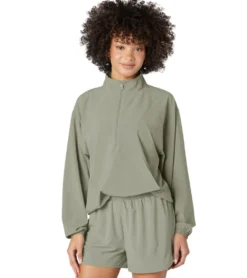 Beyond Yoga In Stride Half Zip Pullover