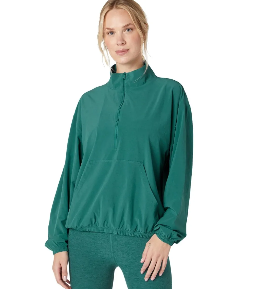 Beyond Yoga In Stride Half Zip Pullover