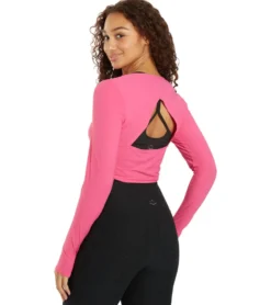 Beyond Yoga Performance Knit Resilient Cropped Pullover