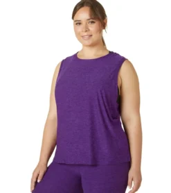 Beyond Yoga Plus Featherweight Spacedye Balanced Muscle Yoga Tank