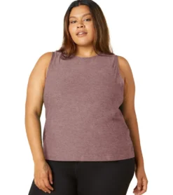 Beyond Yoga Plus Featherweight Spacedye Balanced Muscle Yoga Tank
