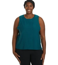 Beyond Yoga Plus Featherweight Spacedye Balanced Muscle Yoga Tank