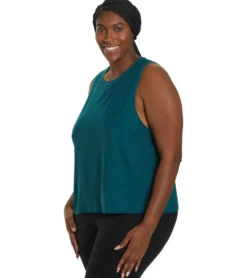 Beyond Yoga Plus Featherweight Spacedye Balanced Muscle Yoga Tank