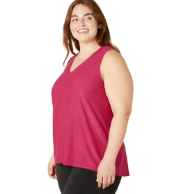 Beyond Yoga Plus Featherweight All About It Split Back Tank