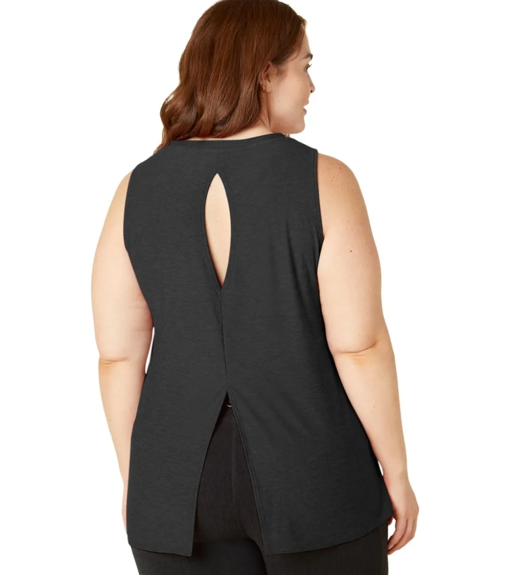 Beyond Yoga Plus Featherweight All About It Split Back Tank