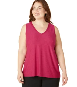 Beyond Yoga Plus Featherweight All About It Split Back Tank