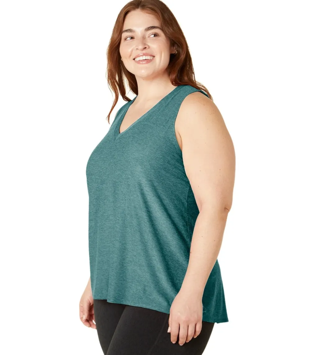 Beyond Yoga Plus Featherweight All About It Split Back Tank