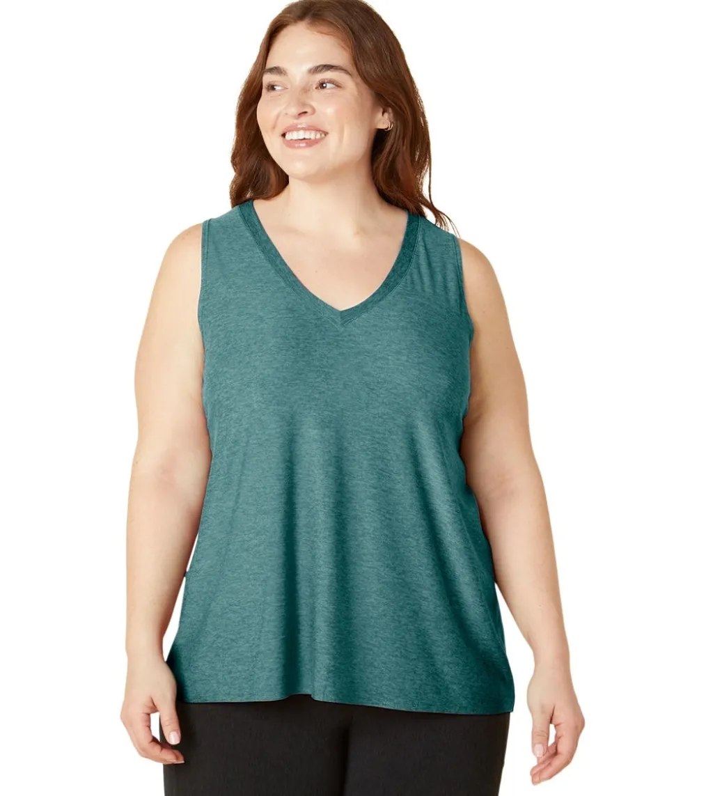 Beyond Yoga Plus Featherweight All About It Split Back Tank