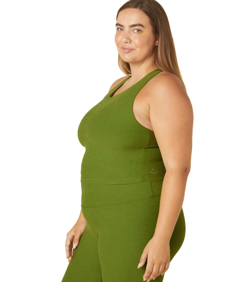 Beyond Yoga Plus Size Spacedye Focus Cropped Tank