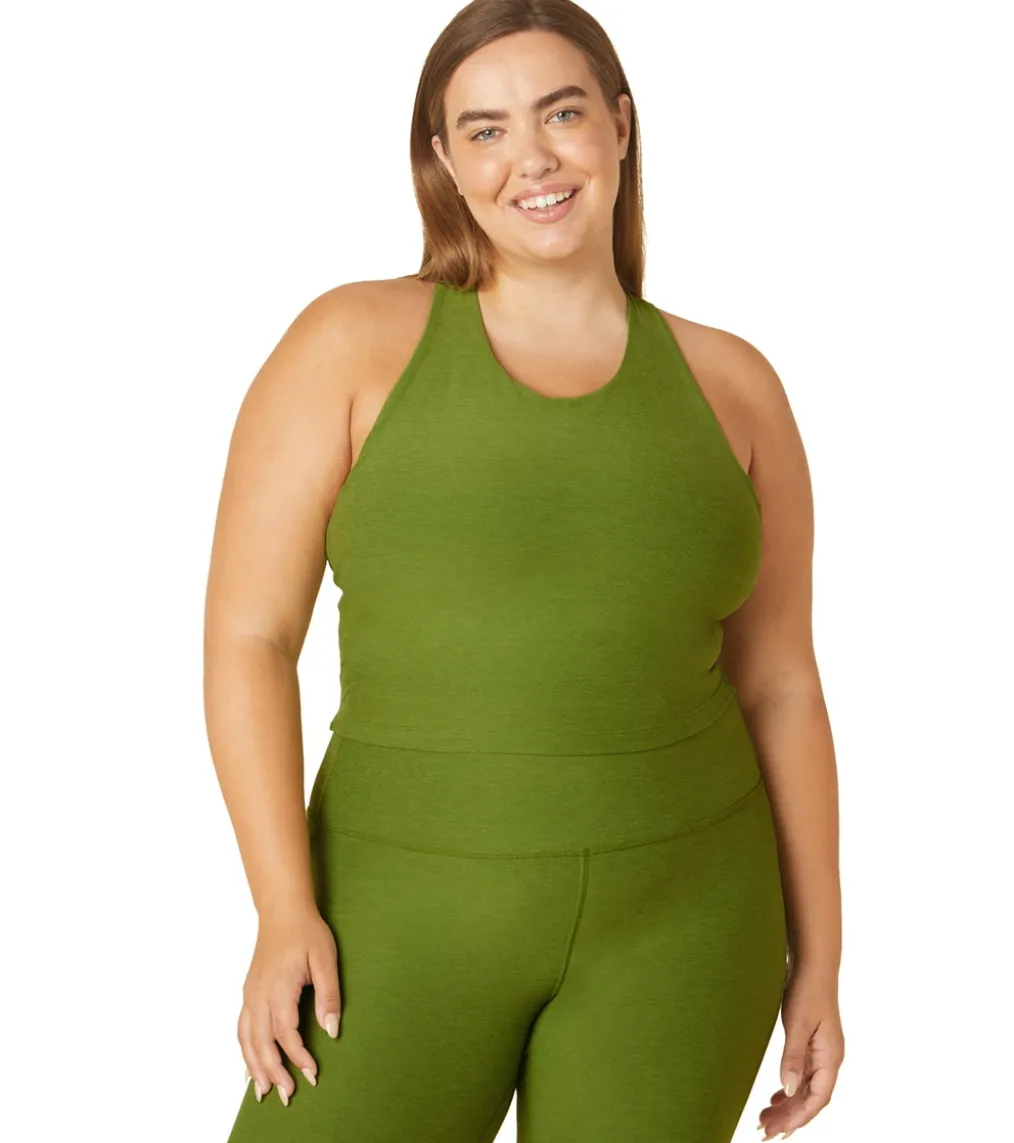 Beyond Yoga Plus Size Spacedye Focus Cropped Tank