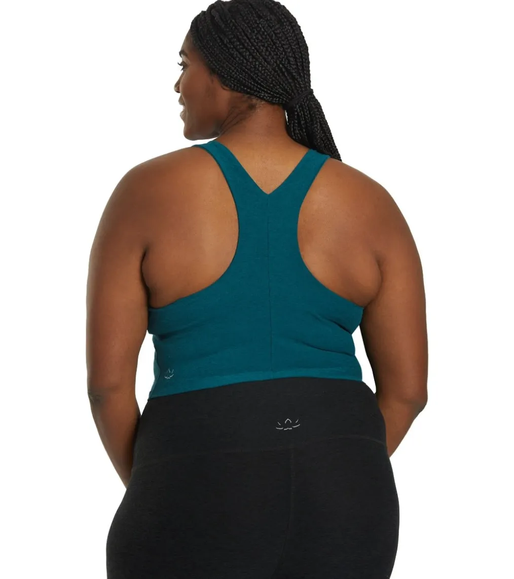 Beyond Yoga Plus Size Spacedye Focus Cropped Tank