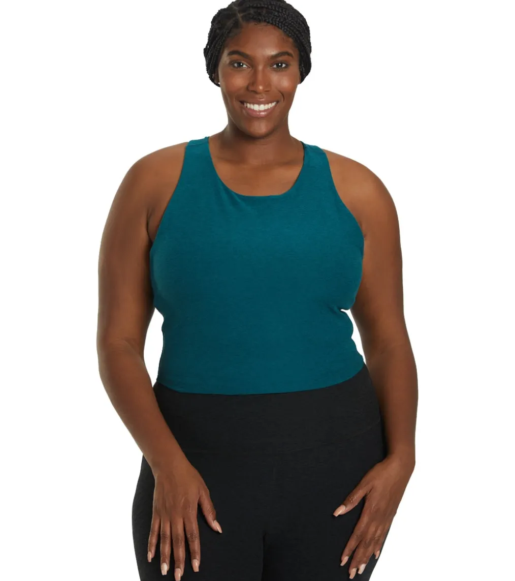 Beyond Yoga Plus Size Spacedye Focus Cropped Tank
