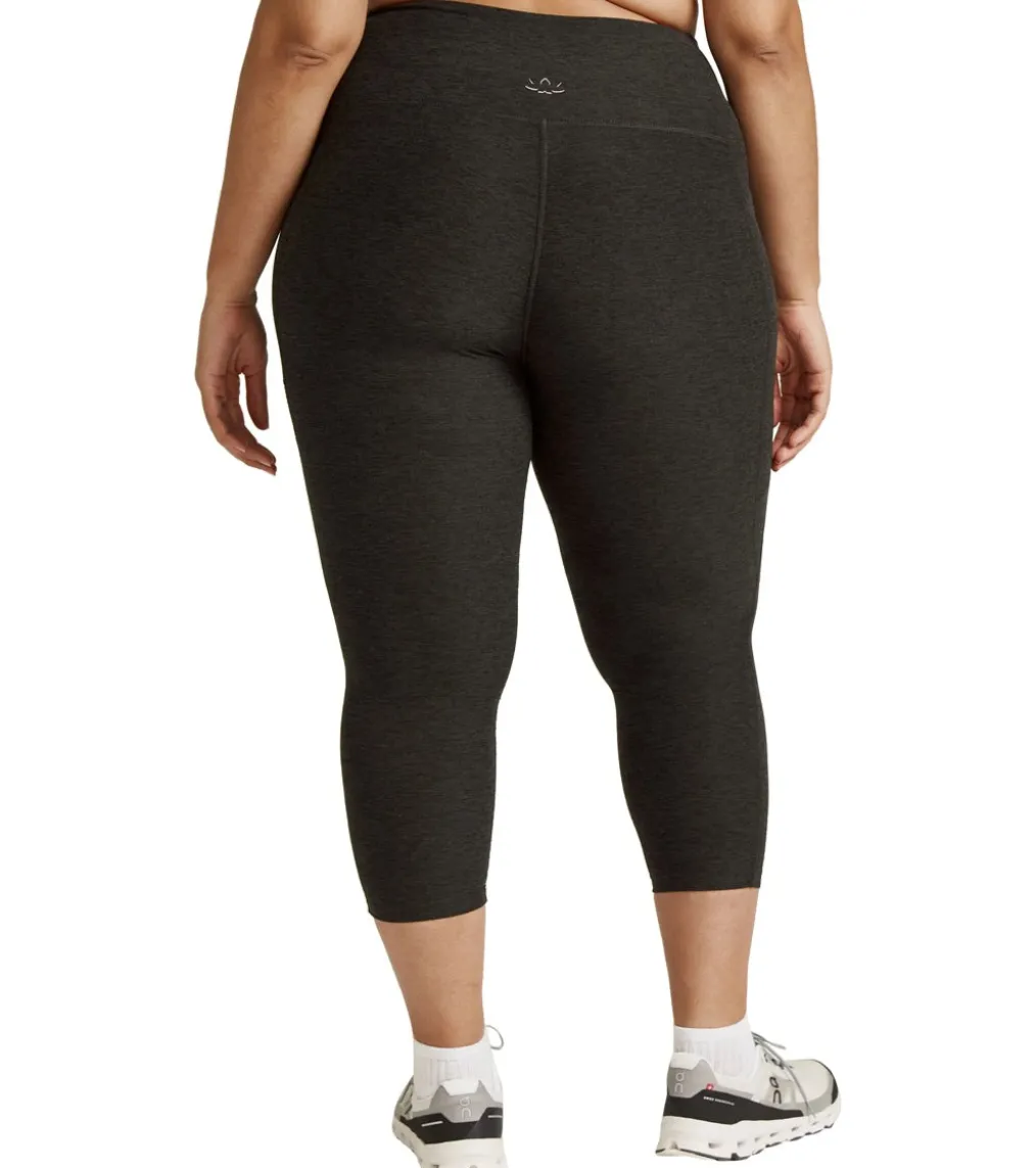 Beyond Yoga Plus Size Spacedye Out Of Pocket High Waisted Capri Leggings